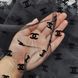 Сетка стрейч с флоком (шанель) / цвет черный / цена указана за 0,5 метра сетки Сетка флок шанель чёрный фото 1